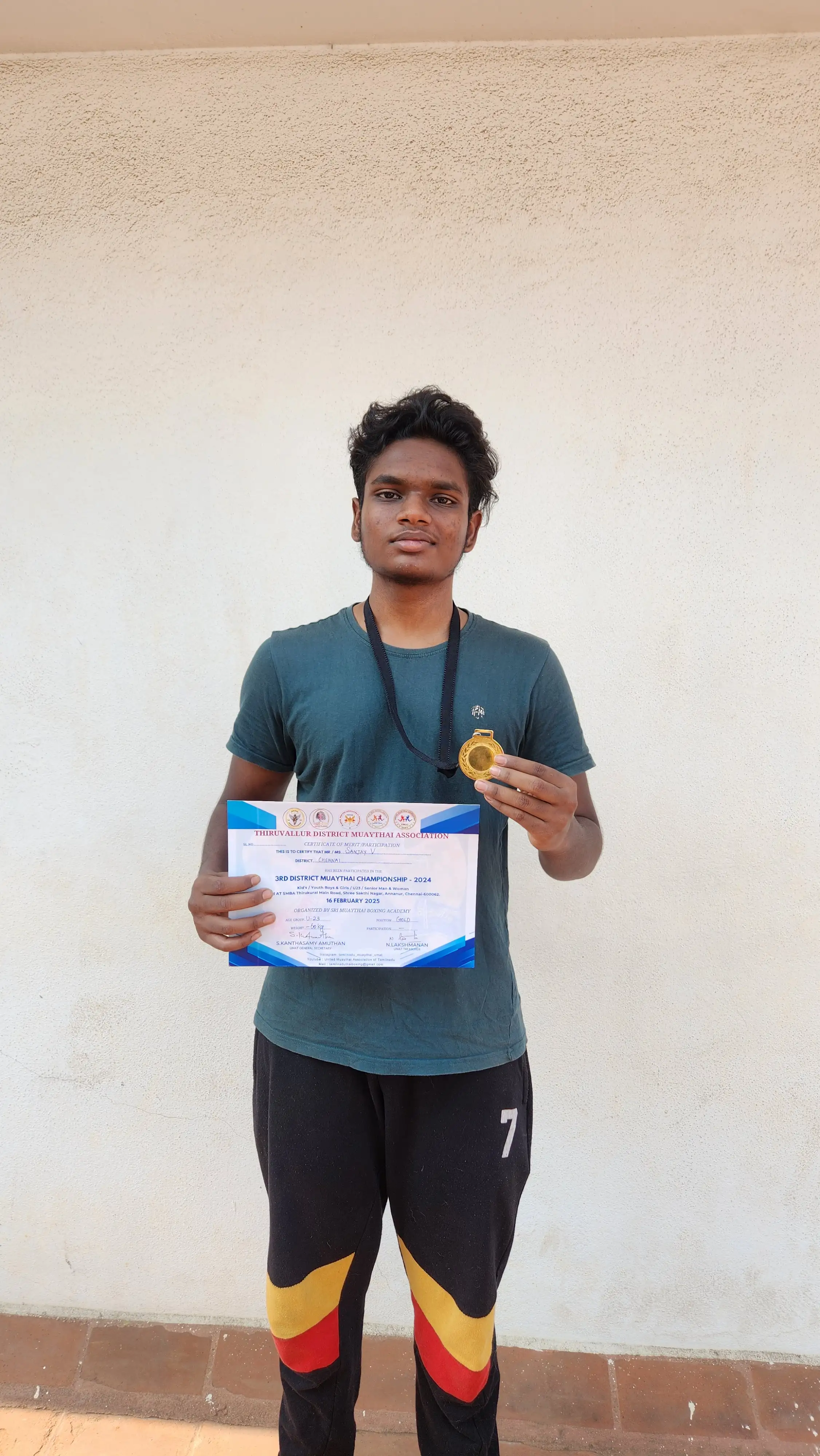 2025 District Muay Thai Championship medalist at Lethal Kickboxing Academy — photo 3