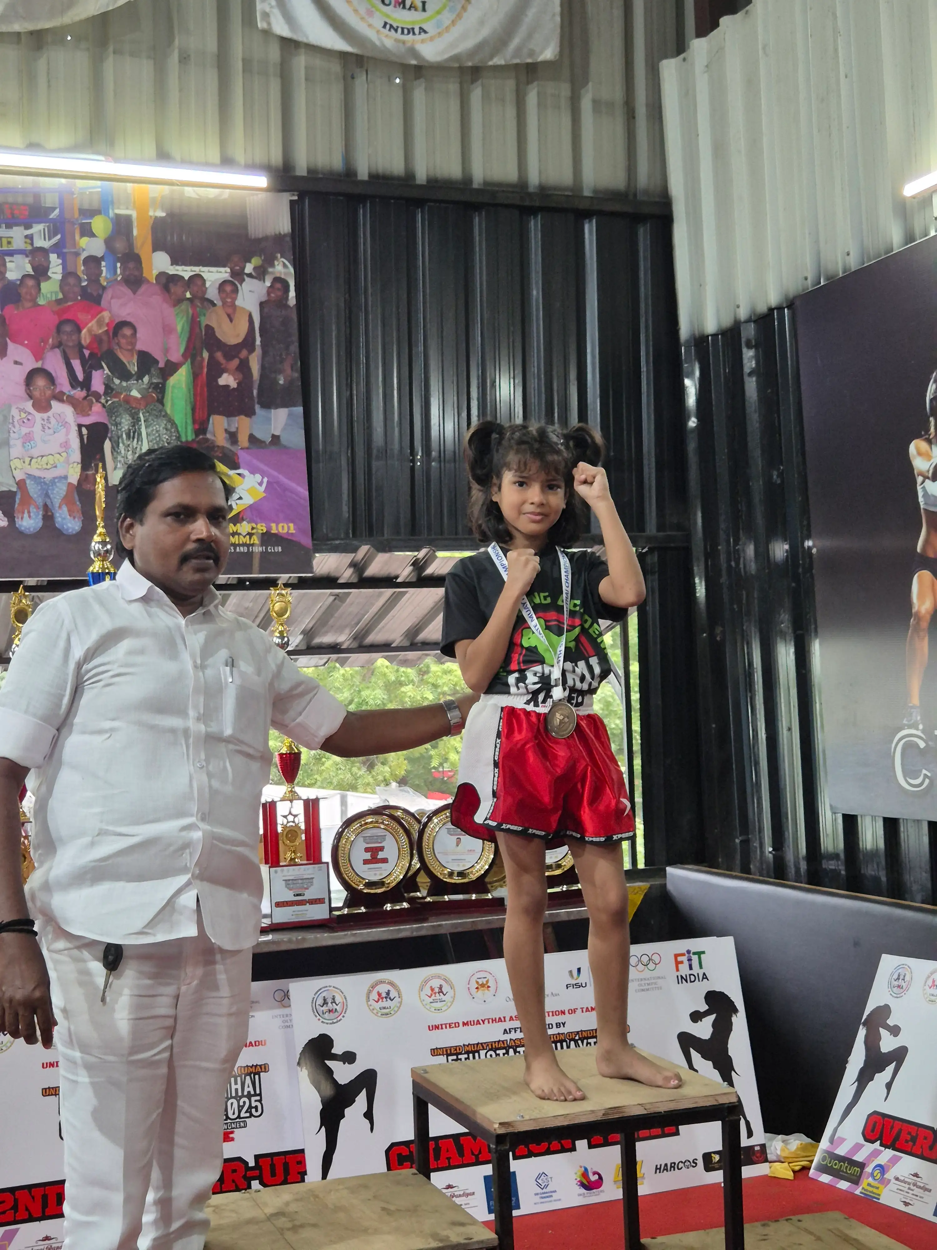 2025 Tamil Nadu State Muay Thai Championship medalist at Lethal Kickboxing Academy — photo 2