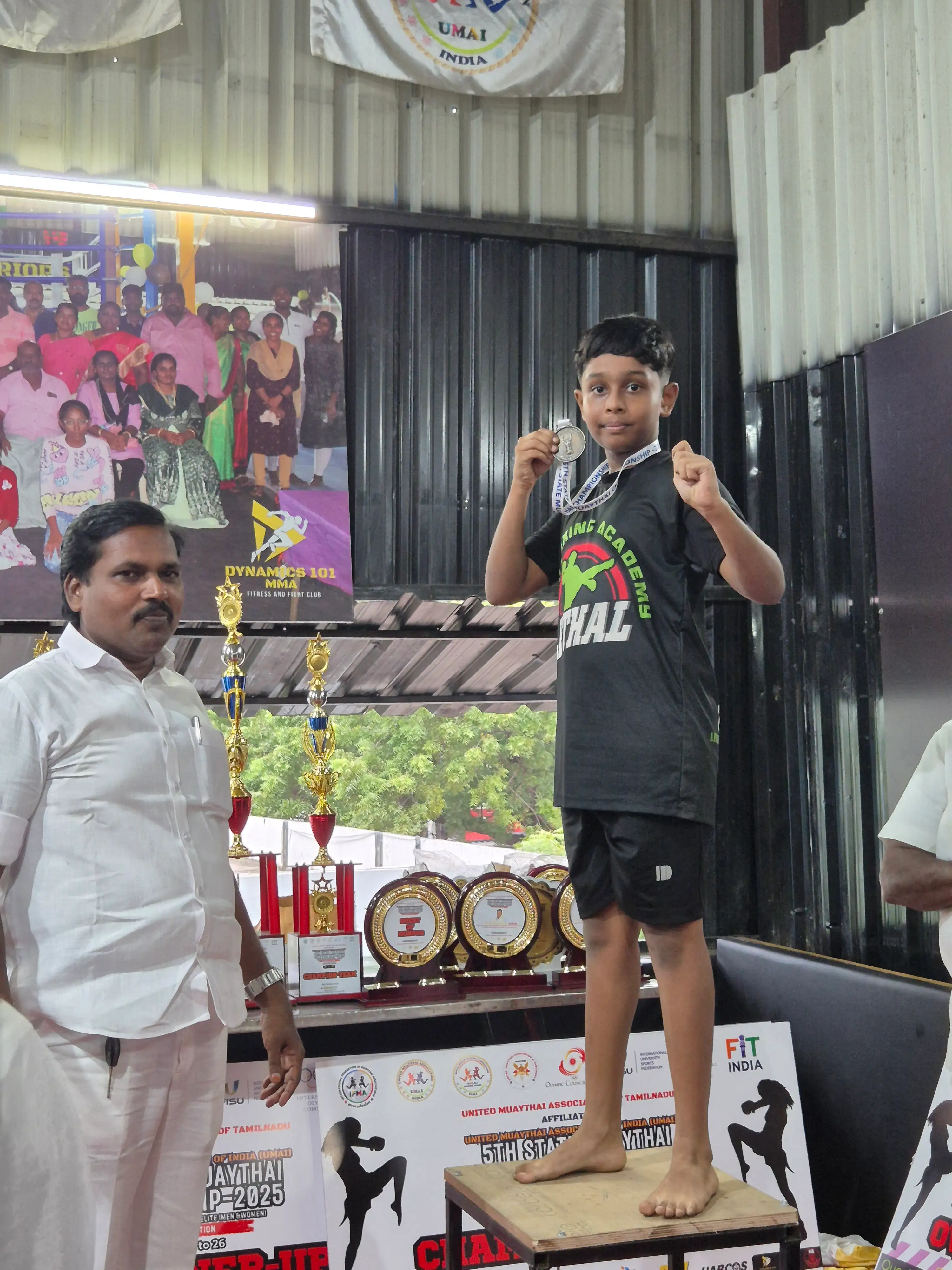 2025 Tamil Nadu State Muay Thai Championship medalist at Lethal Kickboxing Academy — photo 4