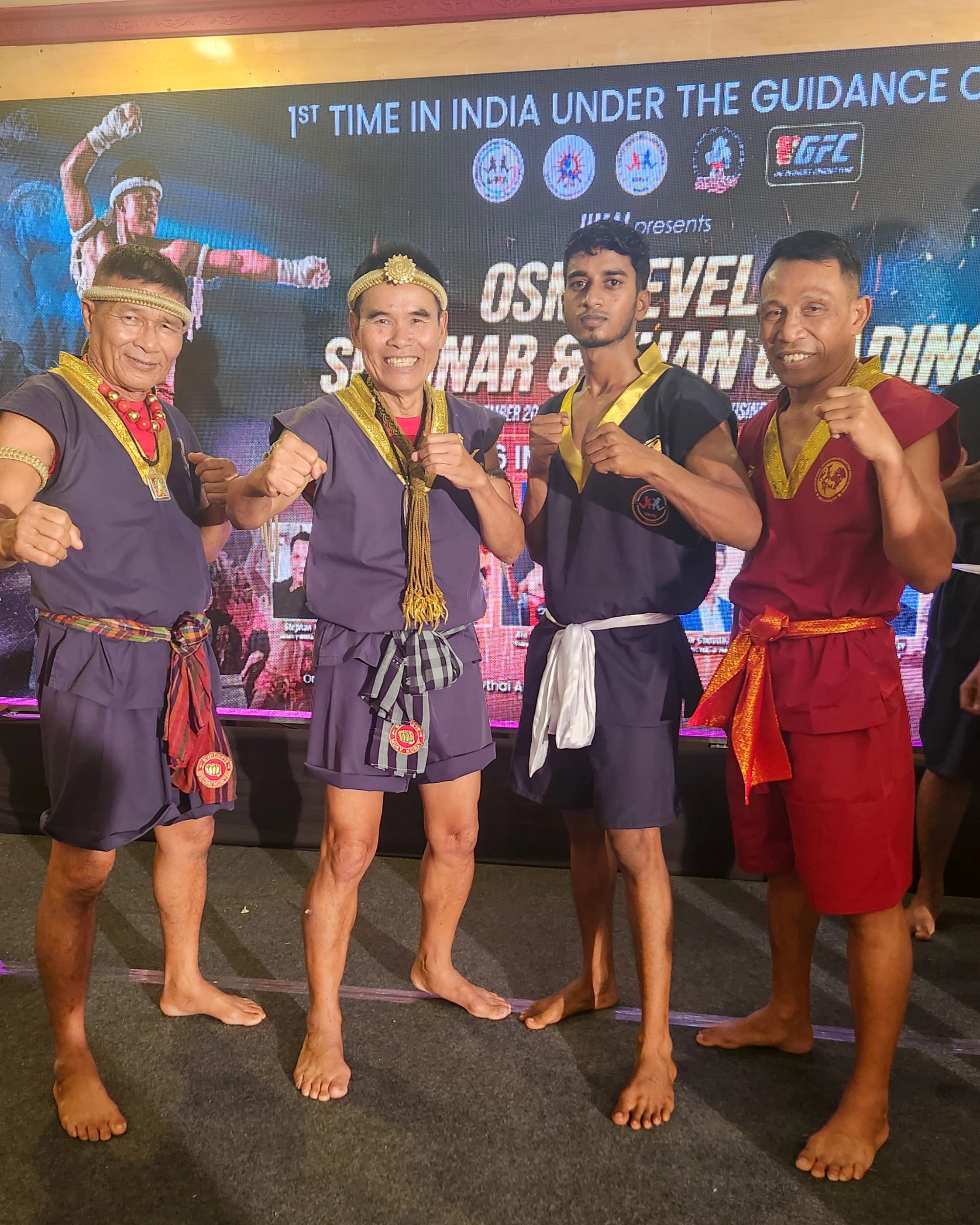 IFMA-certified Muay Thai coach Saravanan